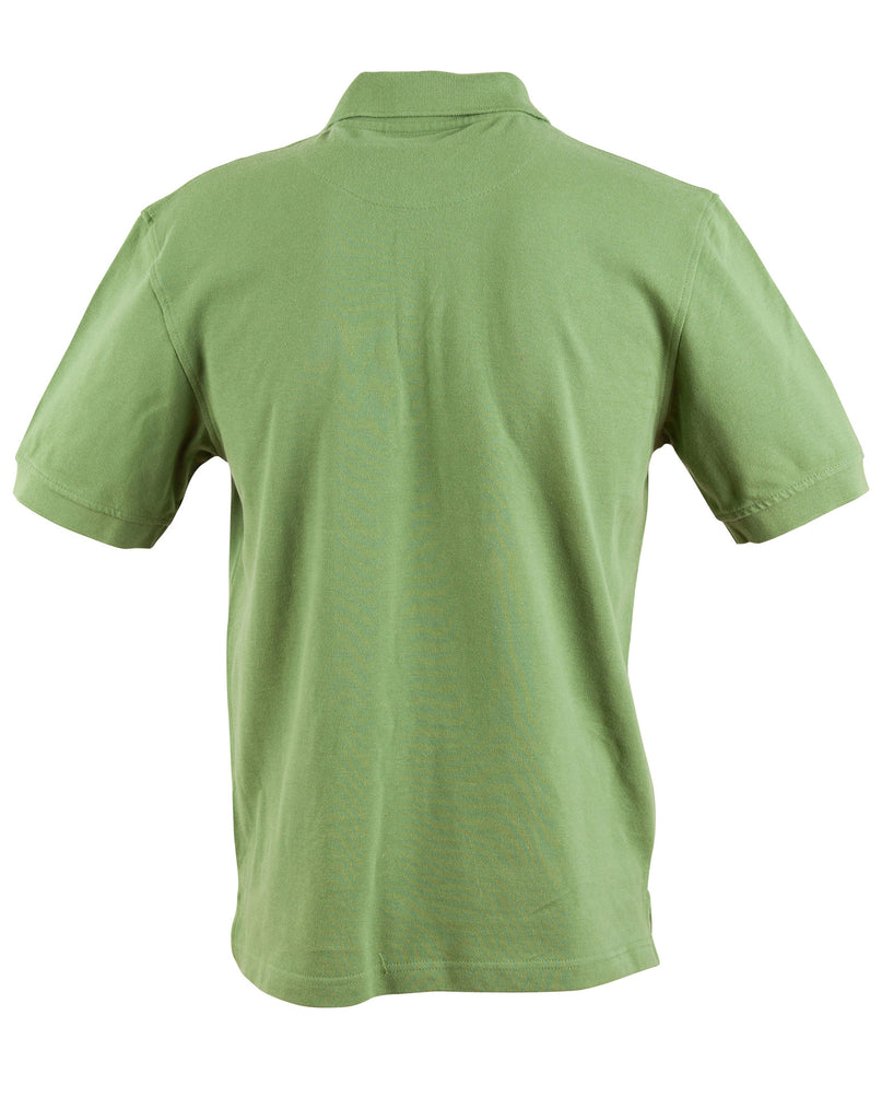 Winning Spirit Men's Short Sleeve 100% Cotton Pique Polo (PS39)