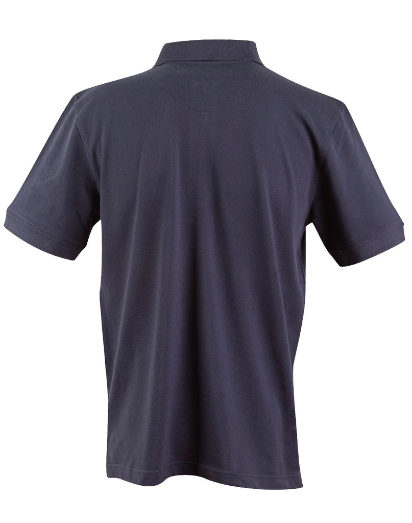 Winning Spirit Men's Short Sleeve 100% Cotton Pique Polo (PS39)