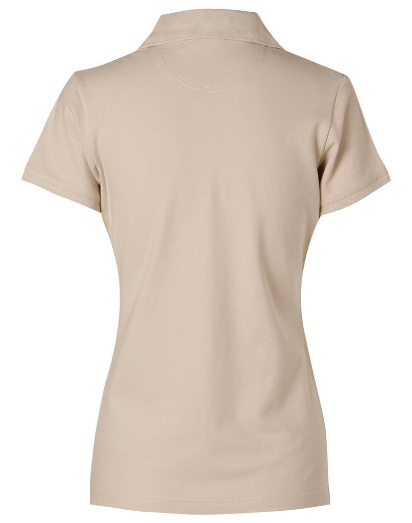 Winning Spirit Ladies' Short Sleeve Cotton/Elastane Polo 2st (4 colour) (PS40)