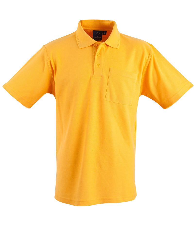 Winning Spirit Pique Knit Short Sleeve Polo (Unisex) (PS41)