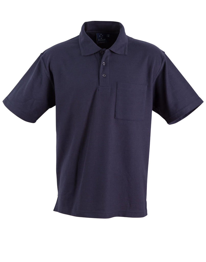 Winning Spirit Pique Knit Short Sleeve Polo (Unisex) (PS41)