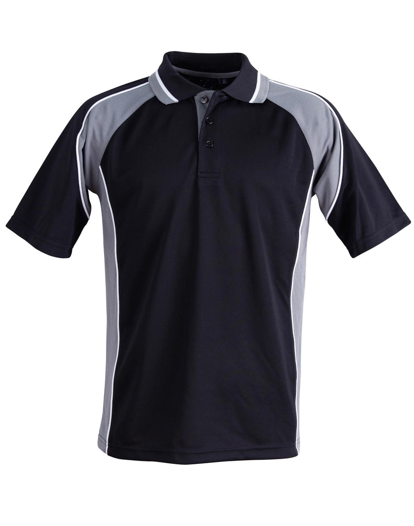 Winning Spirit Men's CoolDry® Short Sleeve Contrast Polo (PS49)