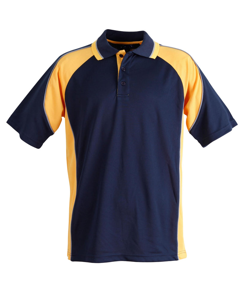 Winning Spirit Men's CoolDry® Short Sleeve Contrast Polo (PS49)