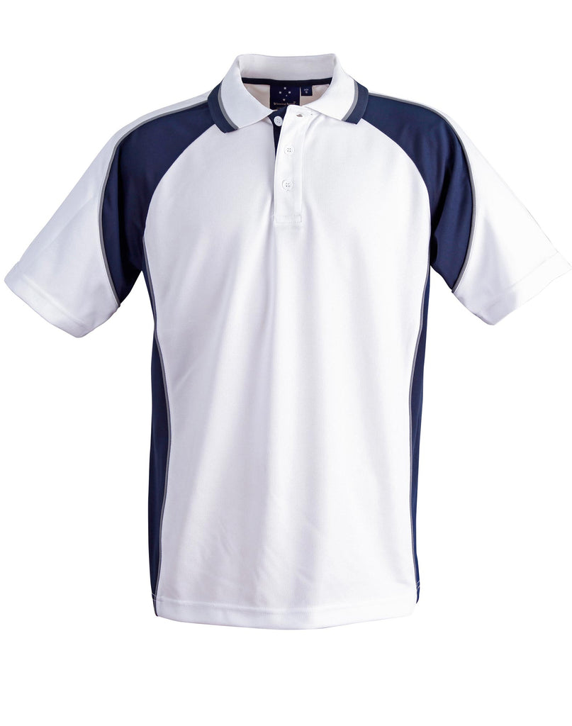 Winning Spirit Men's CoolDry® Short Sleeve Contrast Polo (PS49)