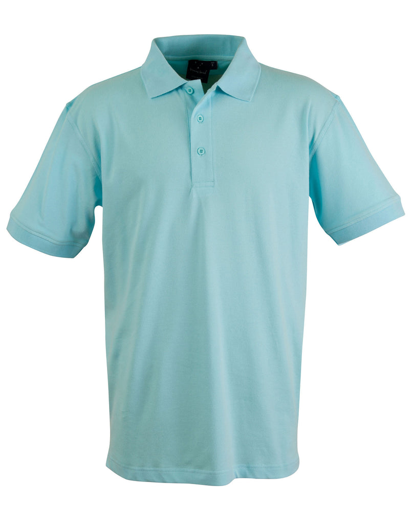 Winning Spirit Men's Cotton Stretch Short Sleeve Polo (PS55)