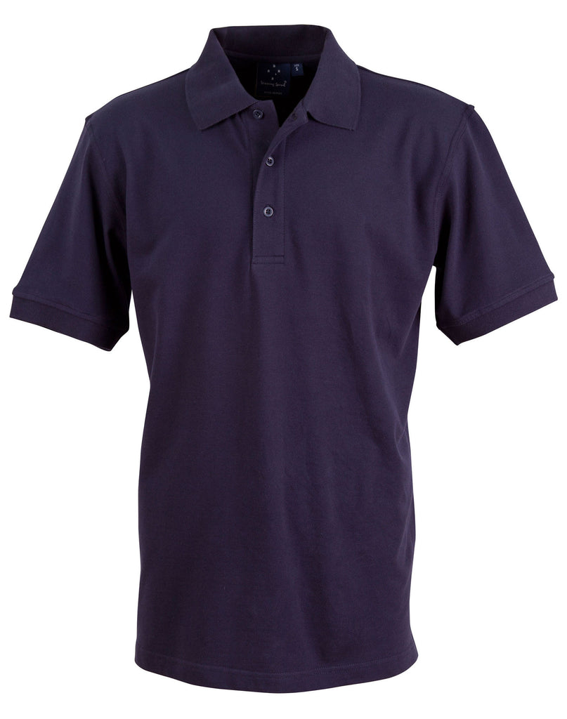 Winning Spirit Men's Cotton Stretch Short Sleeve Polo (PS55)
