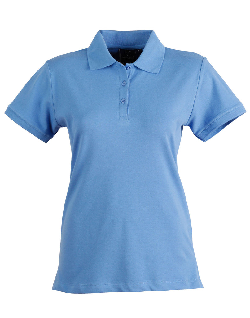 Winning Spirit Ladies' Cotton Stretch Pique Polo (PS56)
