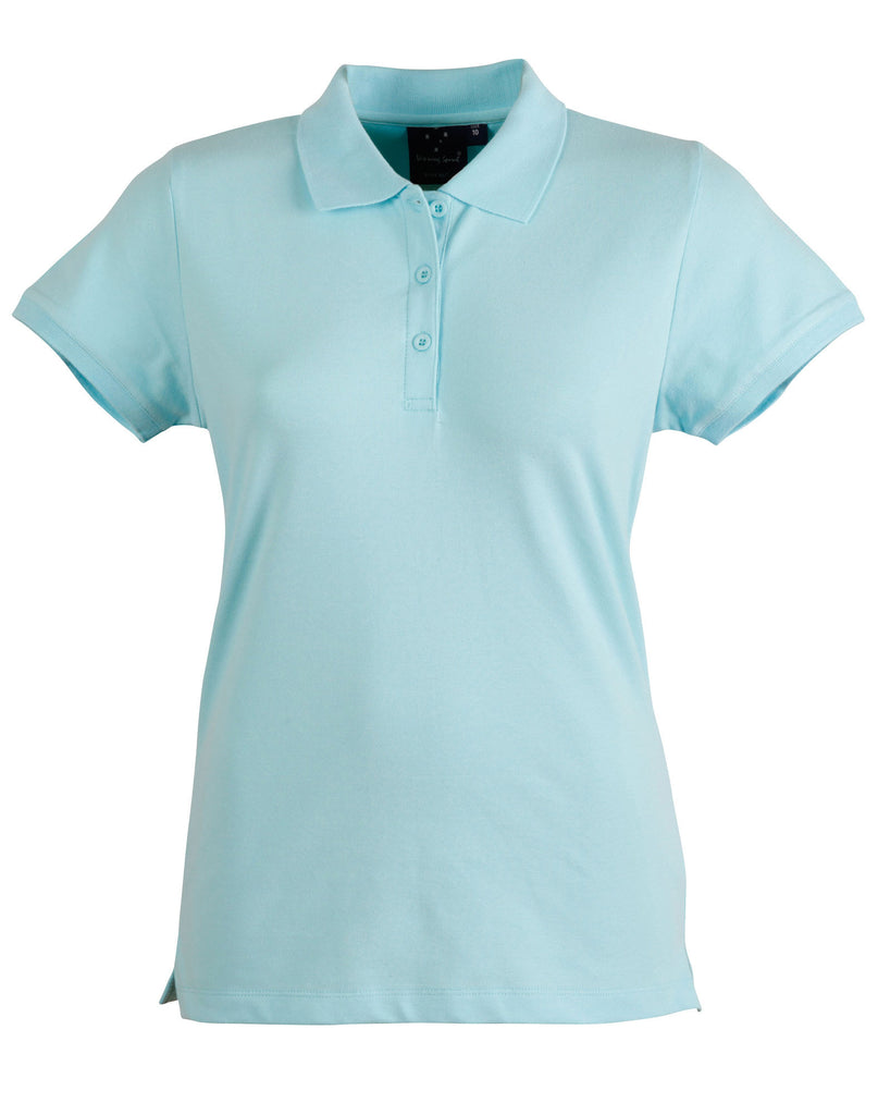 Winning Spirit Ladies' Cotton Stretch Pique Polo (PS56)