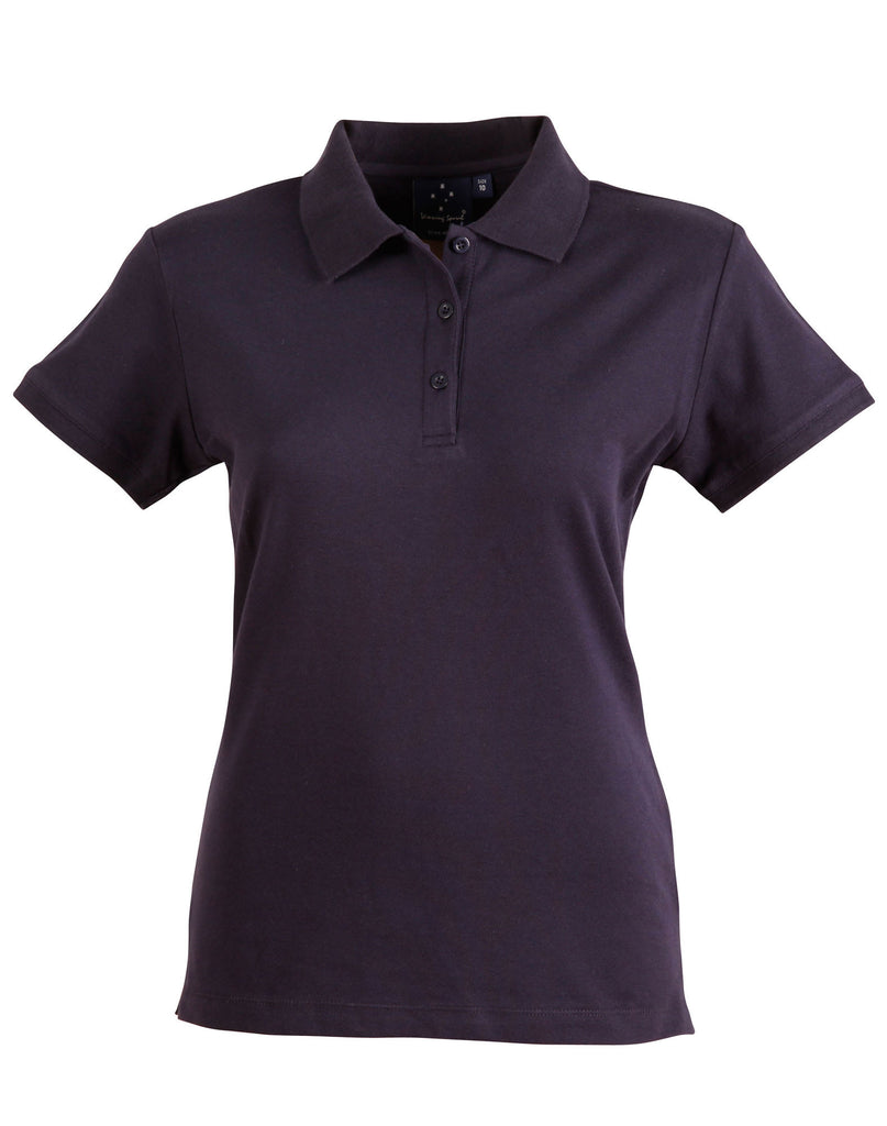 Winning Spirit Ladies' Cotton Stretch Pique Polo (PS56)