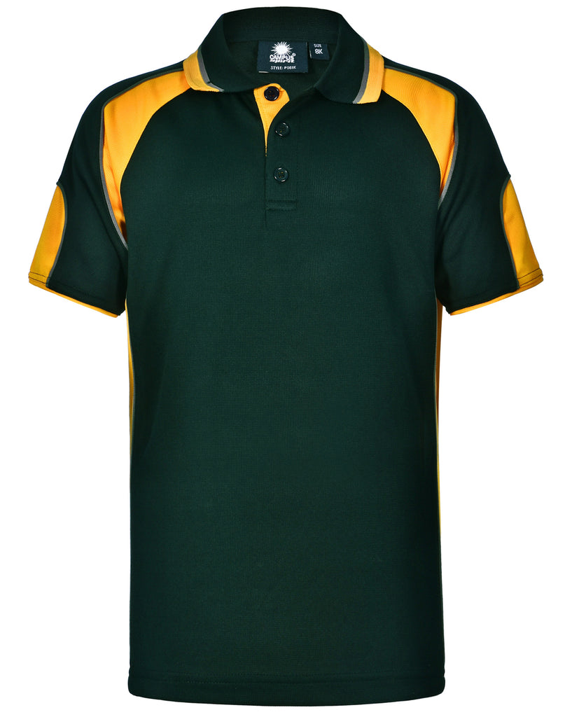 Winning Spirit Alliance Kids Cooldry Contrast Short Sleeve With Sleeve Panels Polo (PS61K)