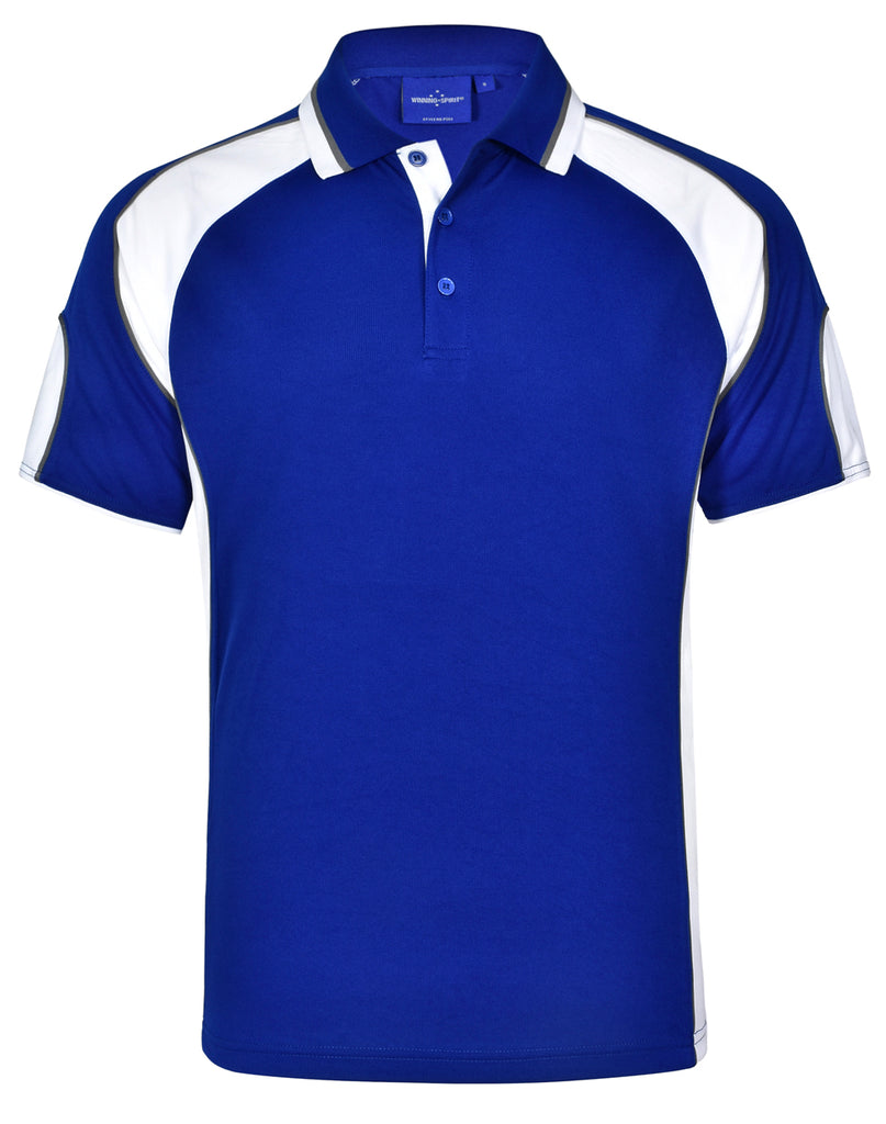 Winning Spirit Men's CoolDry® Contrast Polo with Sleeve Panels 2nd (7 Colour) (PS61)