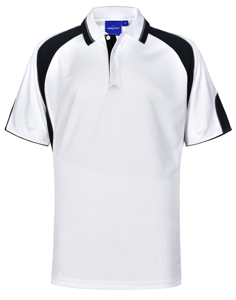 Winning Spirit Men's CoolDry® Contrast Polo with Sleeve Panels 2nd (7 Colour) (PS61)