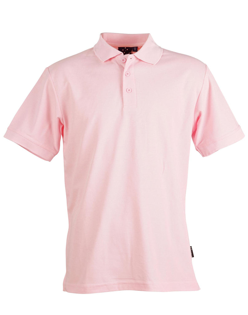 Winning Spirit Men's TrueDry® Solid Colour Pique Polo 1st (12 Colour) (PS63)