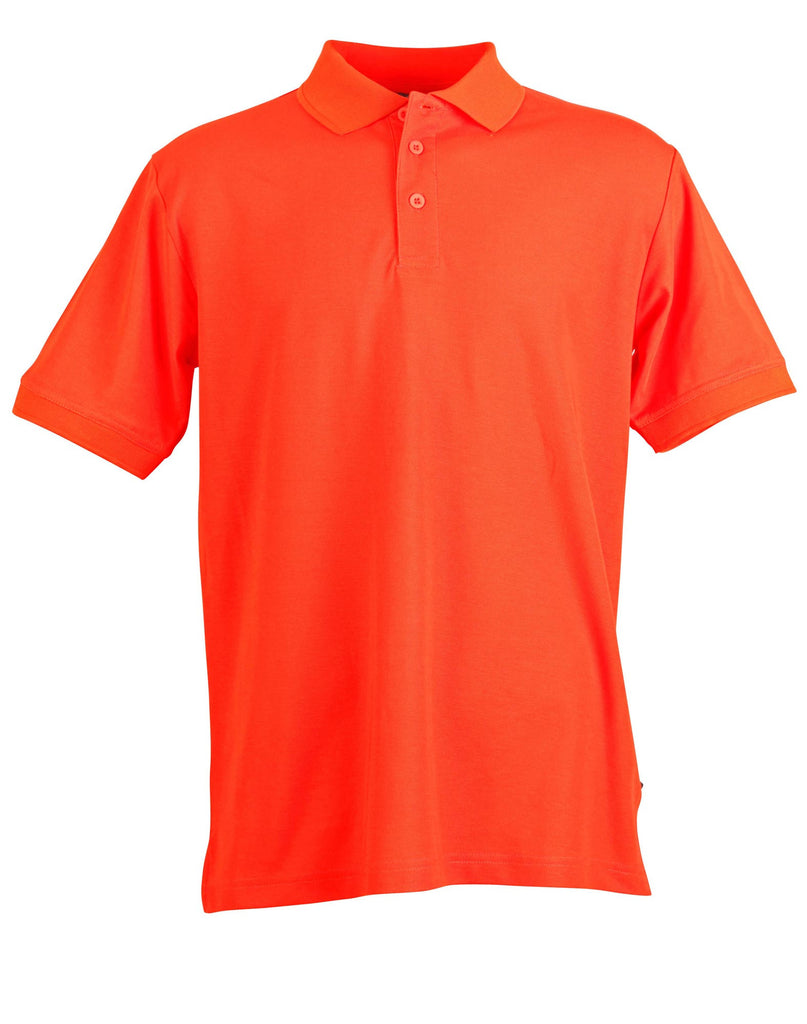 Winning Spirit Men's TrueDry® Solid Colour Pique Polo 1st (12 Colour) (PS63)