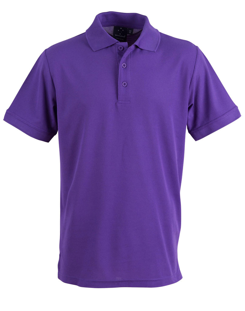 Winning Spirit Men's TrueDry® Solid Colour Pique Polo 2nd(5 Colour) (PS63)