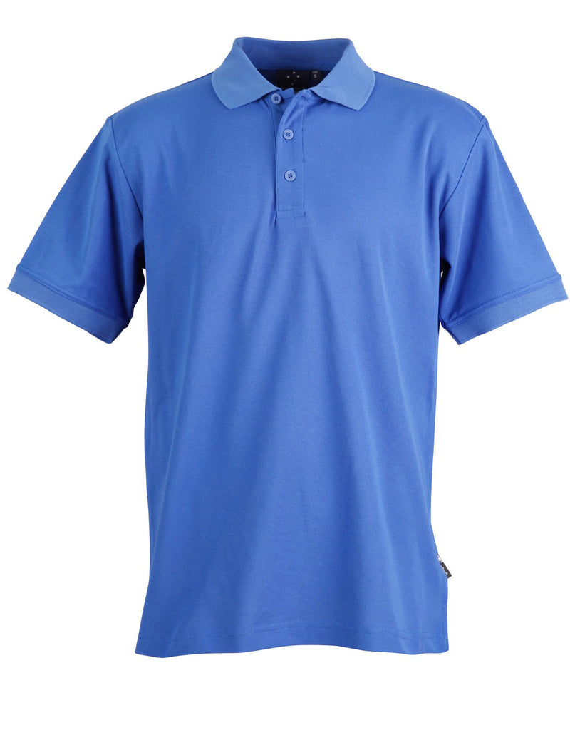 Winning Spirit Men's TrueDry® Solid Colour Pique Polo 2nd(5 Colour) (PS63)