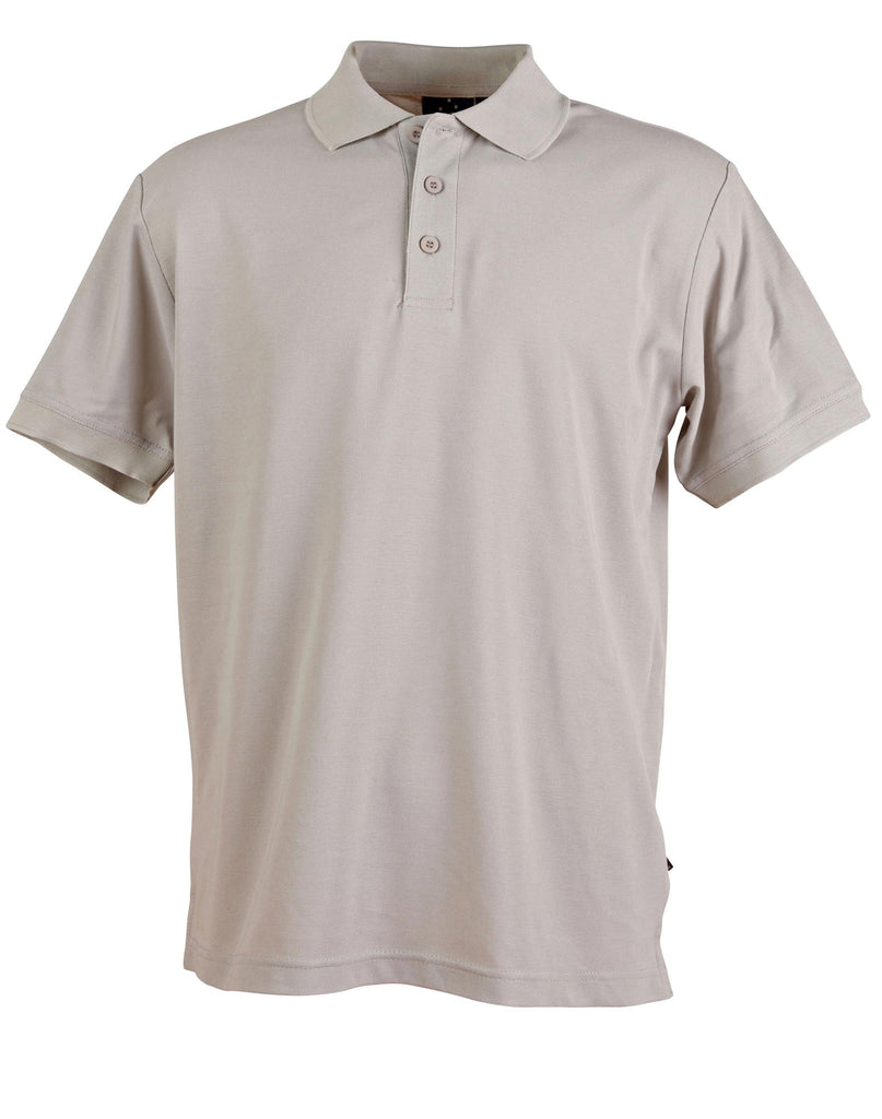 Winning Spirit Men's TrueDry® Solid Colour Pique Polo 2nd(5 Colour) (PS63)