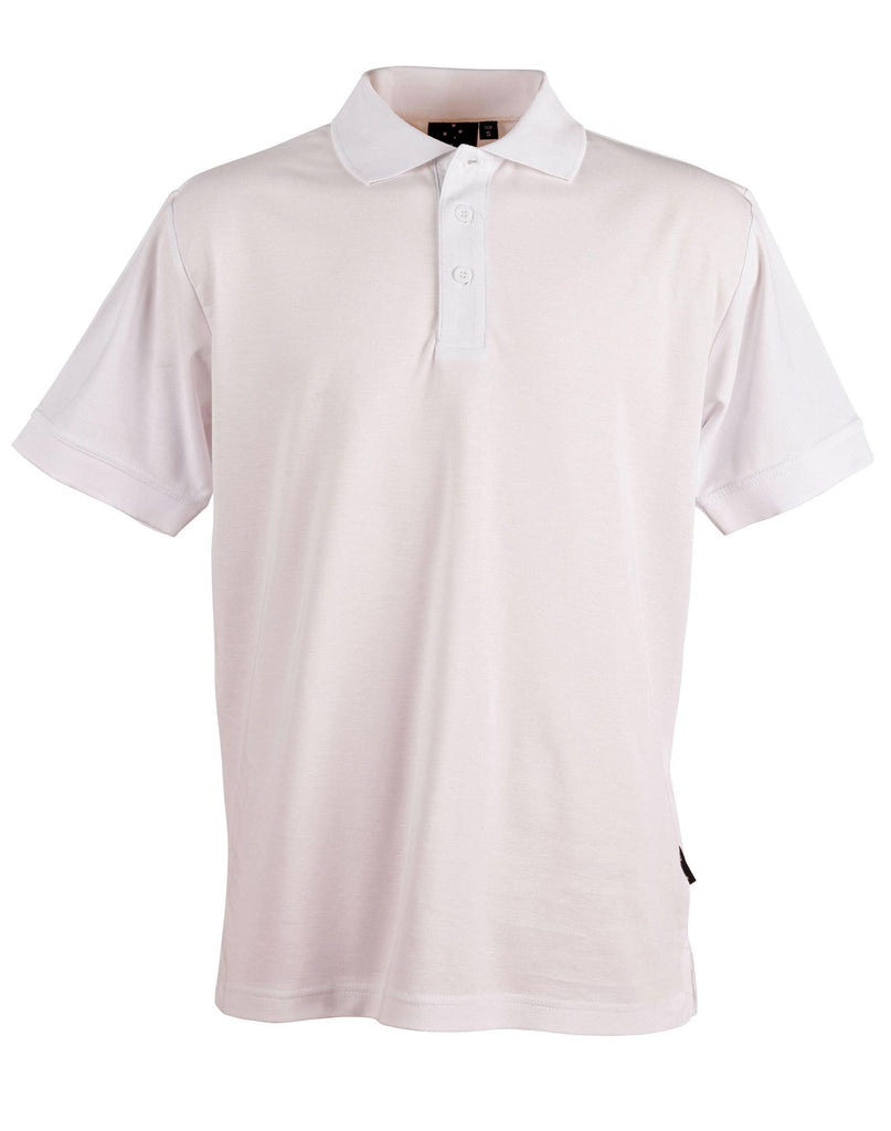 Winning Spirit Men's TrueDry® Solid Colour Pique Polo 2nd(5 Colour) (PS63)