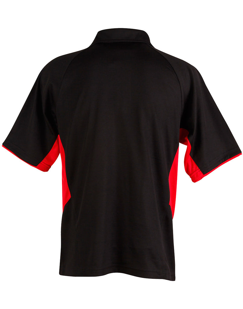 Winning Spirit Men's TrueDry® Tri-colour, Short Sleeve Polo (PS68)