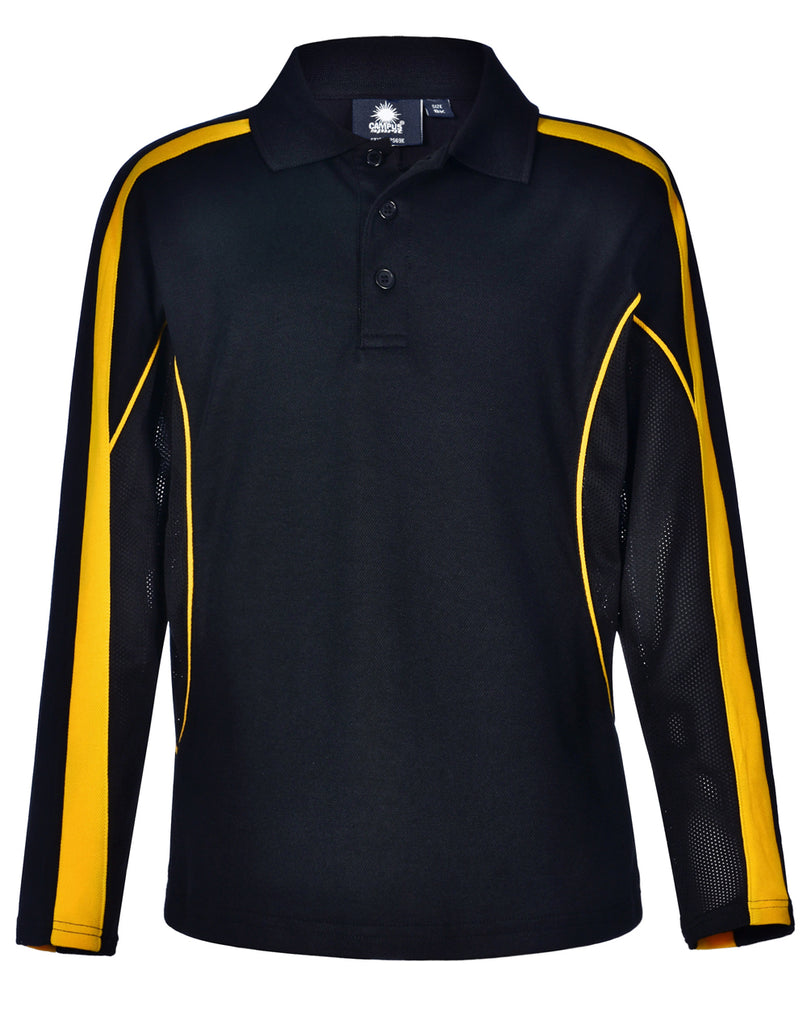 Winning Spirit Legend Plus Kids Truedry Long Sleeve Polo(PS69K)