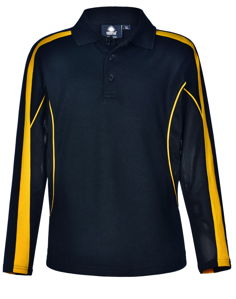 Winning Spirit Legend Plus Kids Truedry Long Sleeve Polo(PS69K)