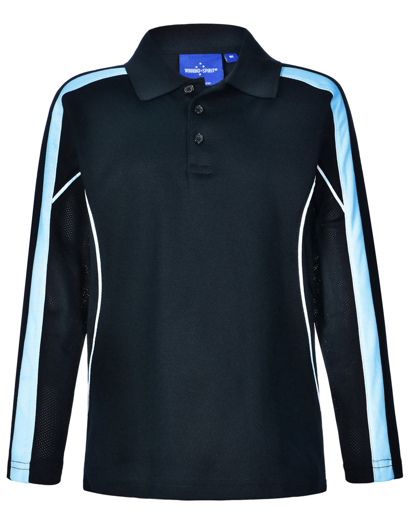 Winning Spirit Legend Plus Kids Truedry Long Sleeve Polo(PS69K)