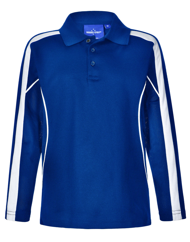 Winning Spirit Legend Plus Kids Truedry Long Sleeve Polo(PS69K)