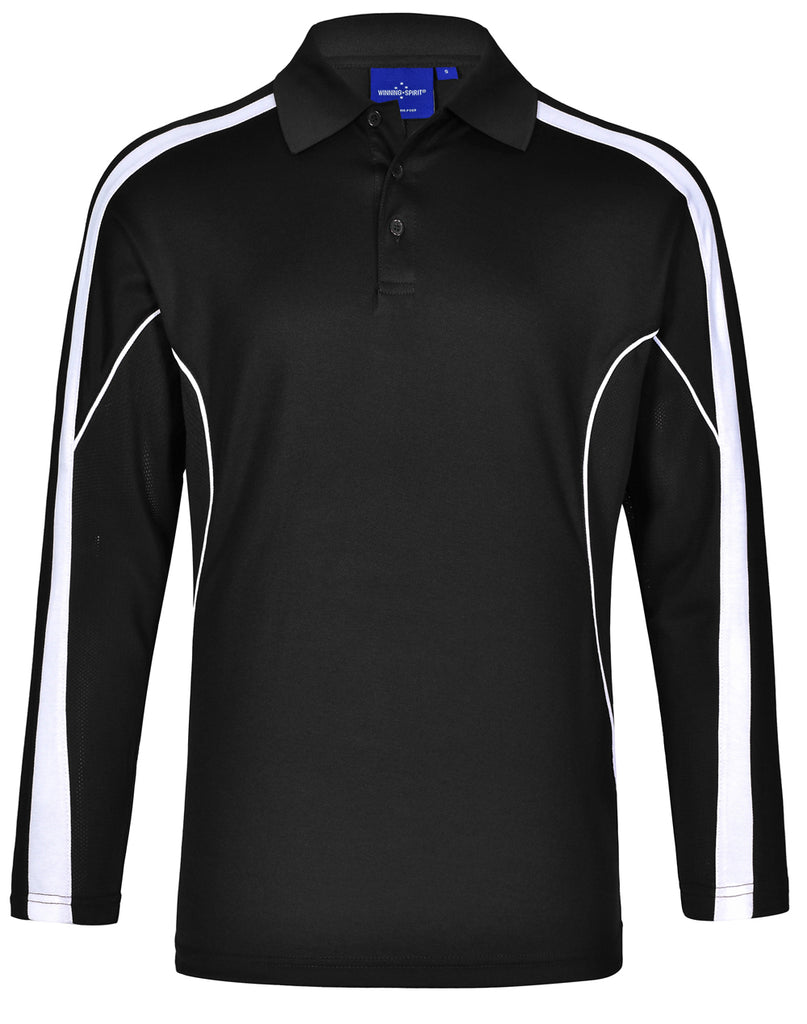 Winning Spirit Men's TrueDry® Long sleeve Polo (PS69)