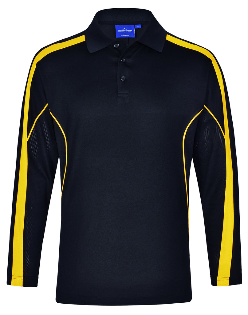 Winning Spirit Men's TrueDry® Long sleeve Polo (PS69)