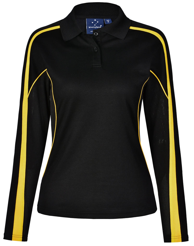 Winning Spirit Ladies' TrueDry® Long Sleeve Polo (PS70)