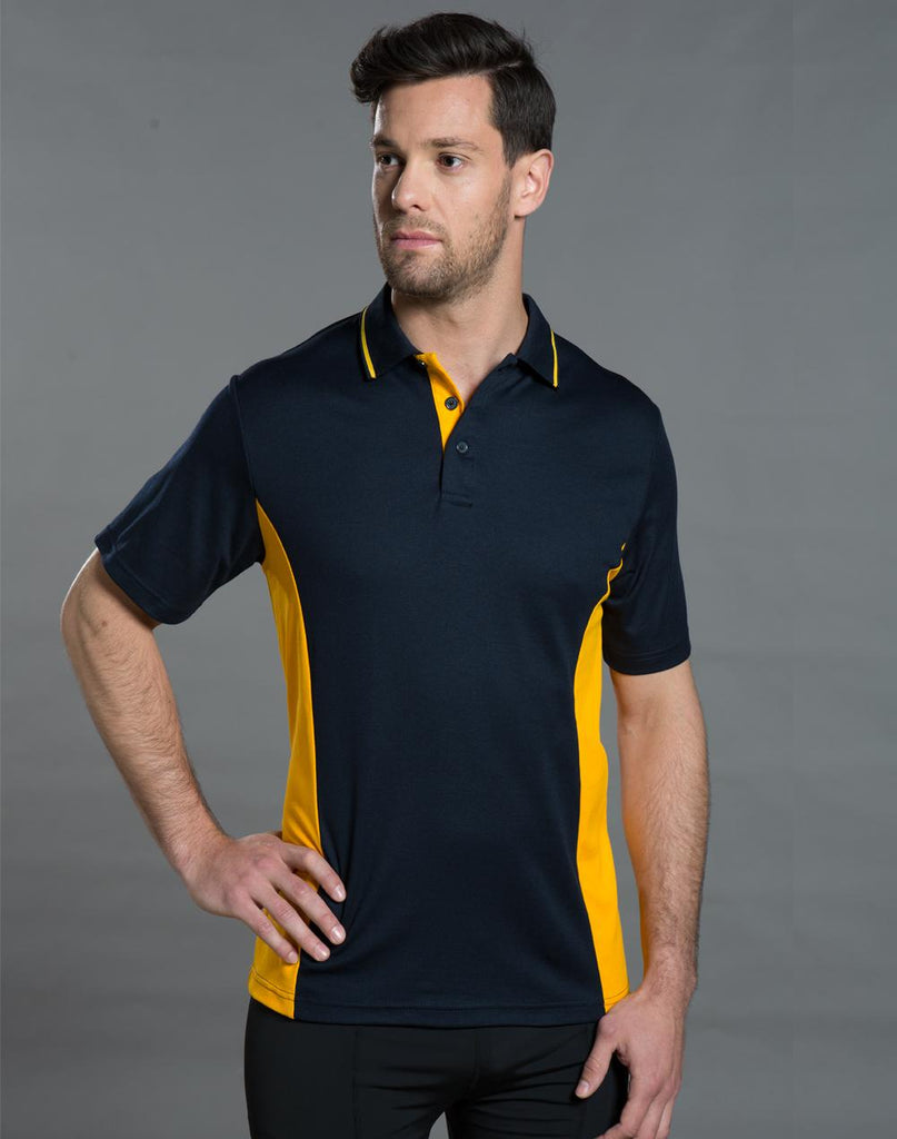 Winning Spirit Men's TrueDry® Contrast Short Sleeve Polo (2nd 3 Colours) (PS73)
