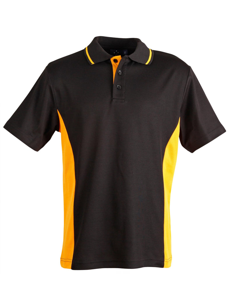 Winning Spirit Men's TrueDry® Contrast Short Sleeve Polo (1st 10 Colours) (PS73)