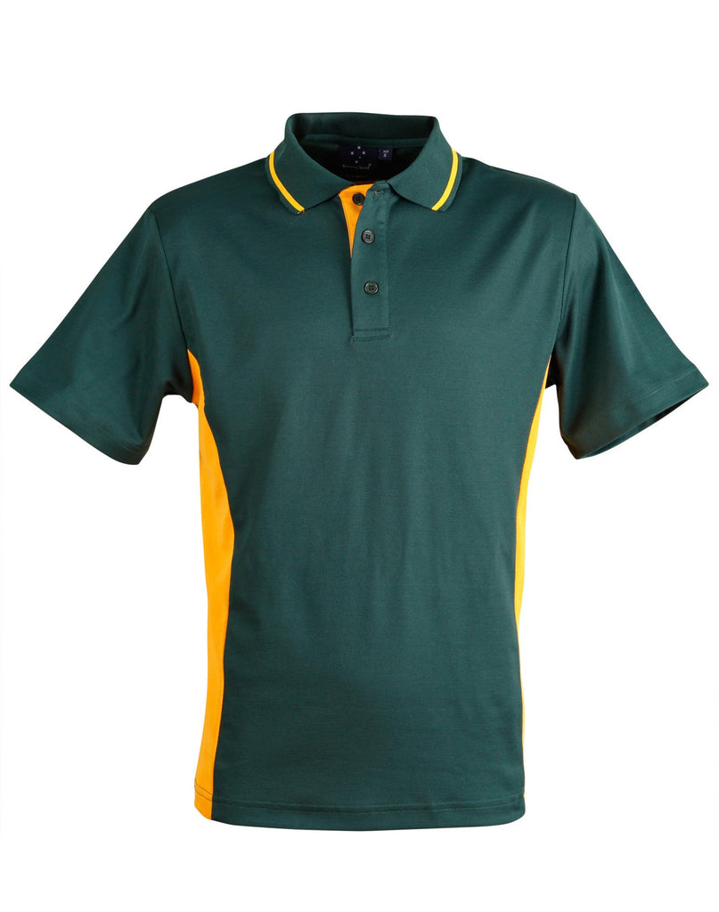 Winning Spirit Men's TrueDry® Contrast Short Sleeve Polo (1st 10 Colours) (PS73)