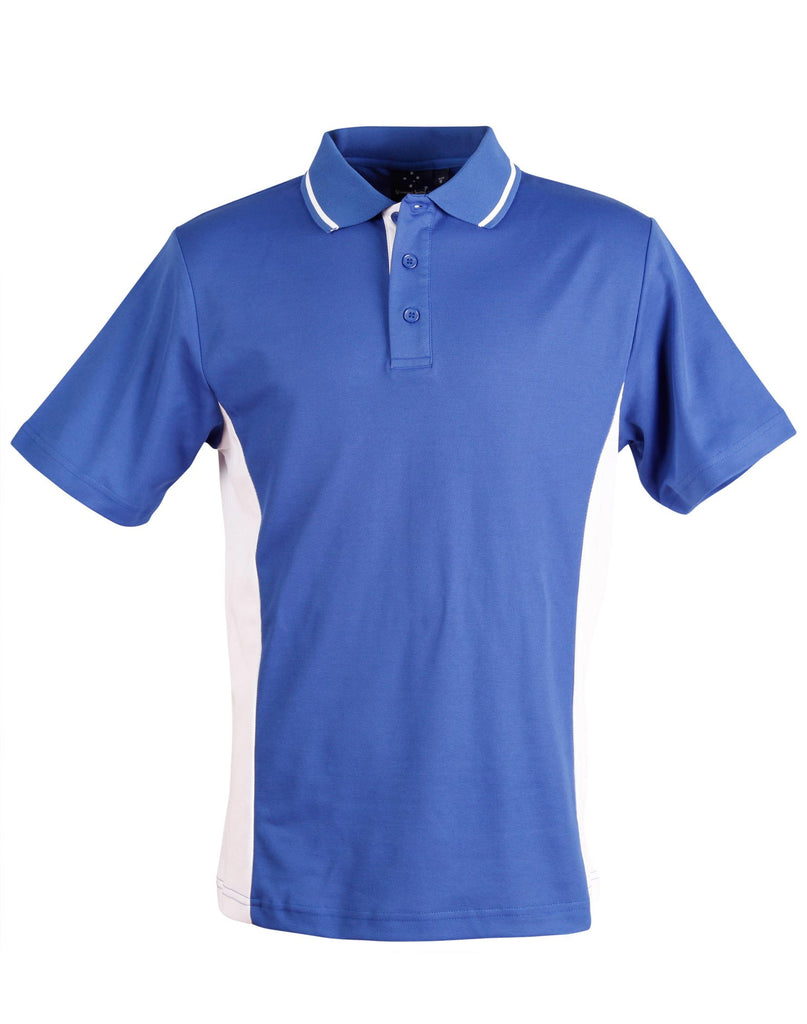 Winning Spirit Men's TrueDry® Contrast Short Sleeve Polo (1st 10 Colours) (PS73)