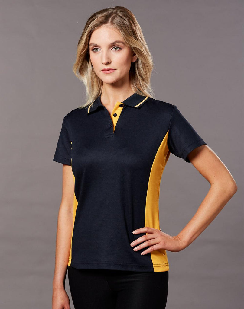 Winning Spirit Women's TrueDry® Contrast Short Sleeve Polo (PS74)