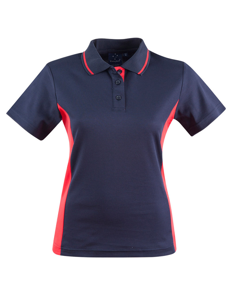 Winning Spirit Women's TrueDry® Contrast Short Sleeve Polo (PS74)