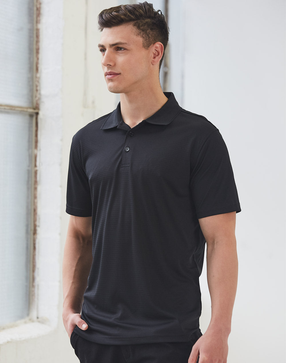 Winning-Spirit-Men's-Cool-Dry-Textured-Polo