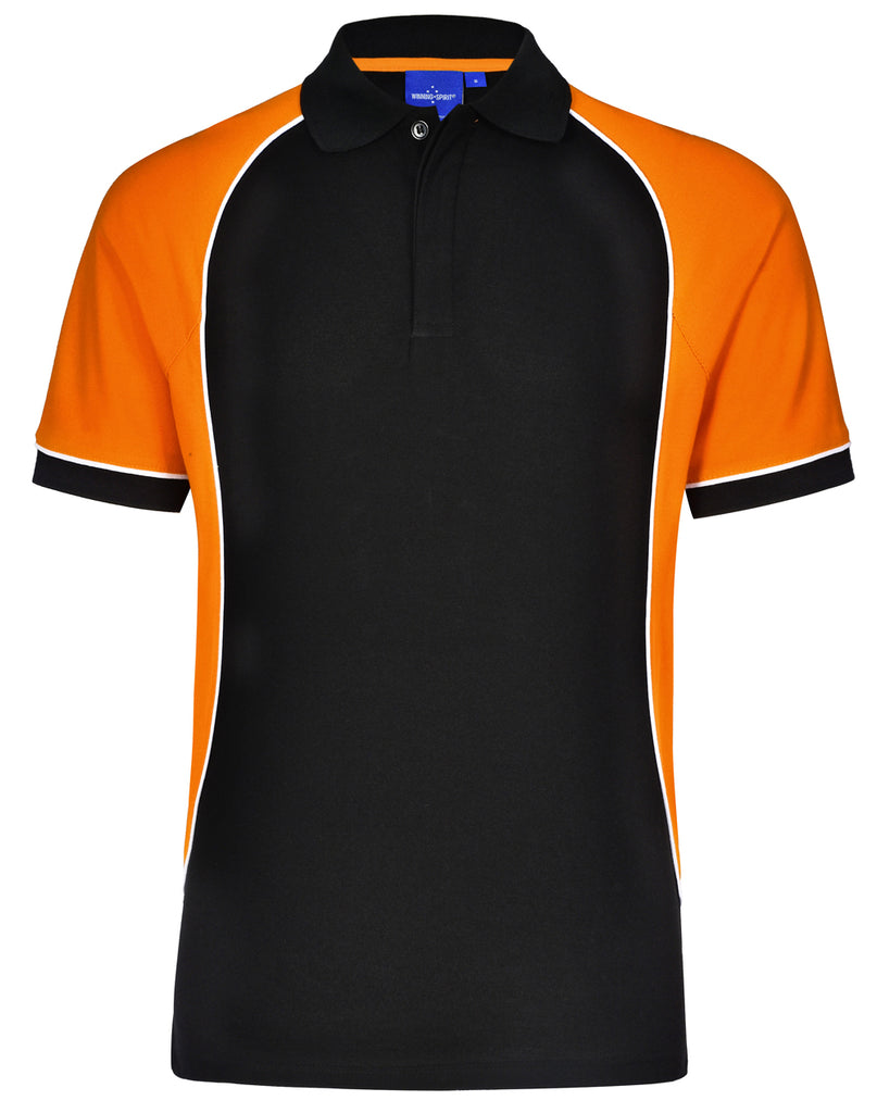 Winning Spirit Kid's TrueDry® Tri-colour Short Sleeve Pique Polo (PS77K)