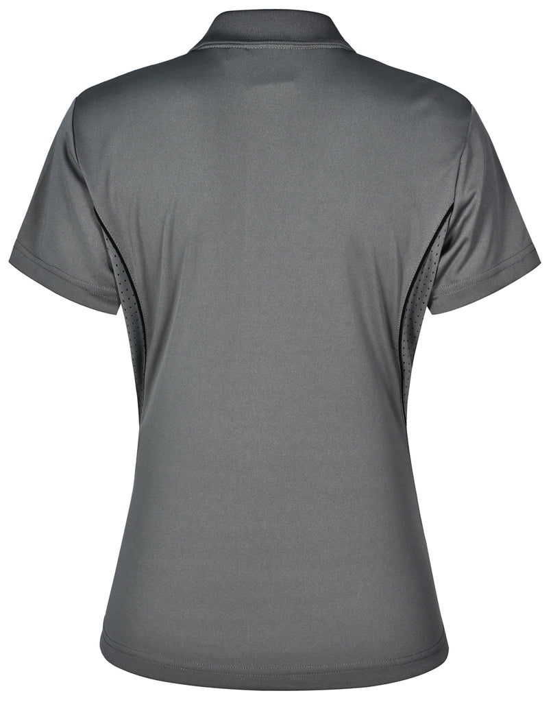 Winning Spirit Ladies' CoolDry Short Sleeve Contrast Polo 1st (11 Colour)-(PS80)