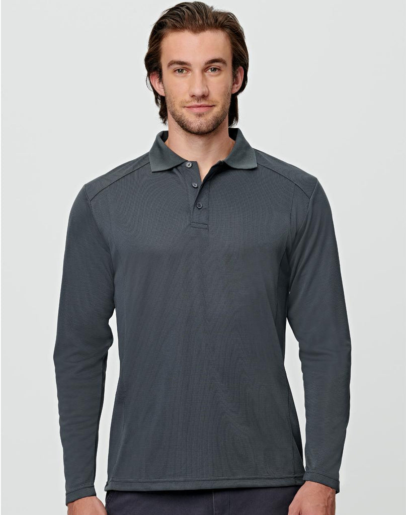 Winning Spirit Lucky Bamboo Long Sleeve Polo Mens (PS89)