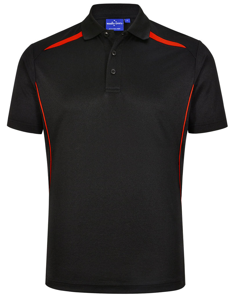 Winning Spirit Mens Sustainable Poly/Cotton Contrast SS Polo1st (10 colour)-(PS93)