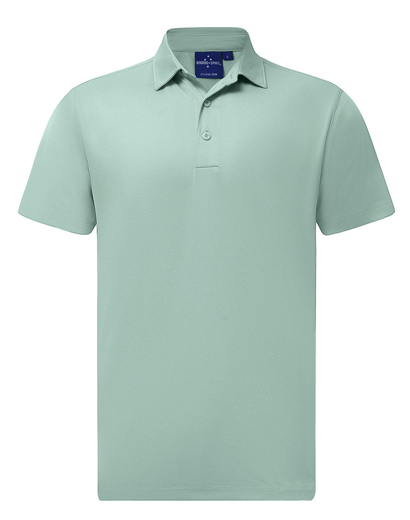 Winning Spirit Sustainable Jacquard Knit Polo Men's(PS95)