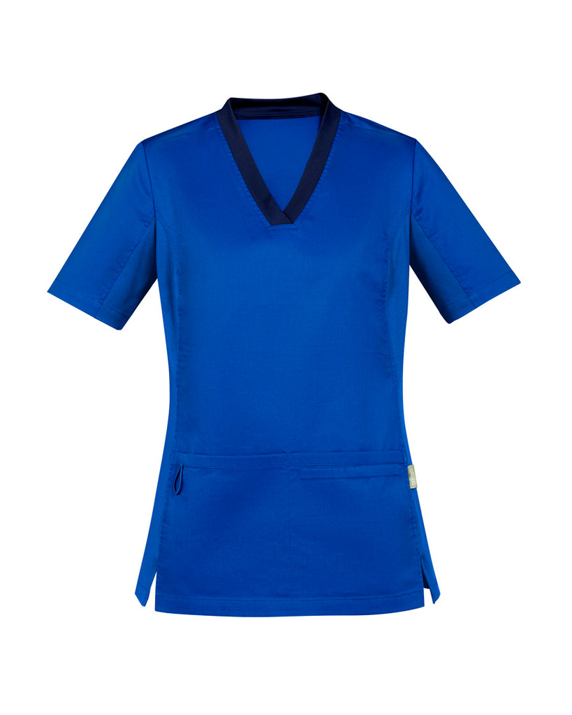 Biz Care Womens Riley V-neck Scrub Top (CST043LS)