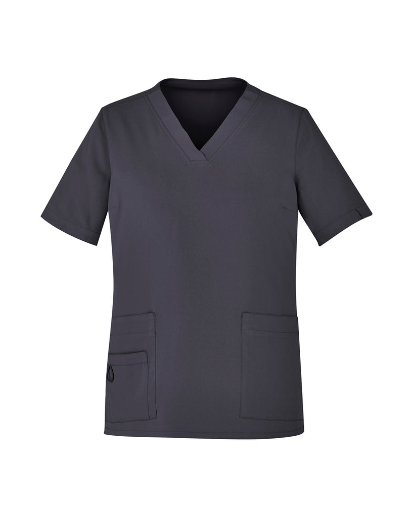 Biz Care Womens Avery Easy Fit V-Neck Scrub Top (CST941LS)
