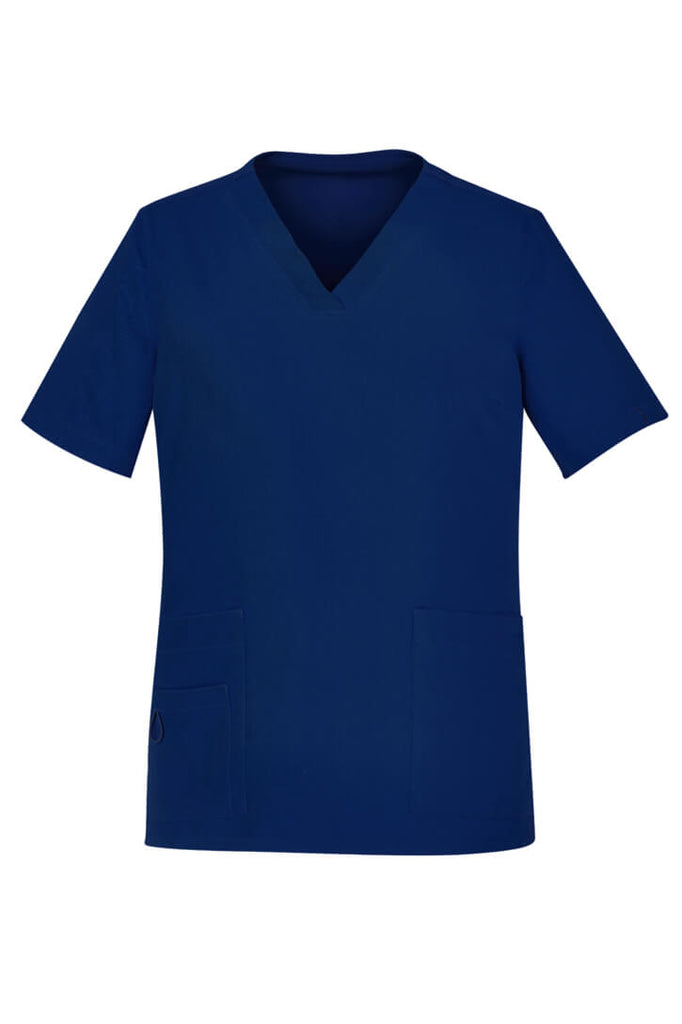 Biz Care Womens Avery Easy Fit V-Neck Scrub Top (CST941LS)