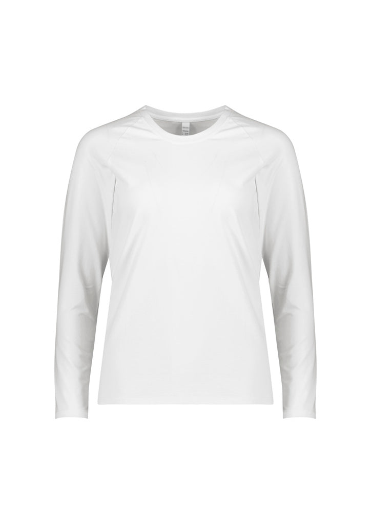 Biz Care Performance Womens Cotton Long Sleeve Tee (CT247LL)