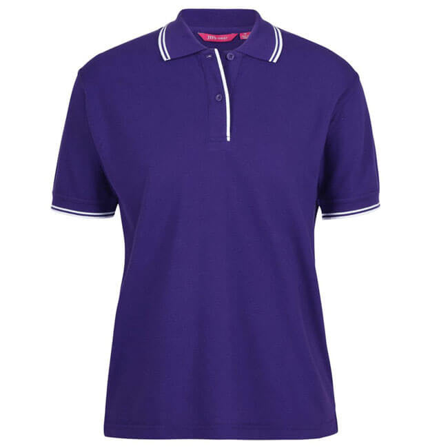 Jb's Ladies Contrast Polo 1st ( 11 Color ) (2LCP)