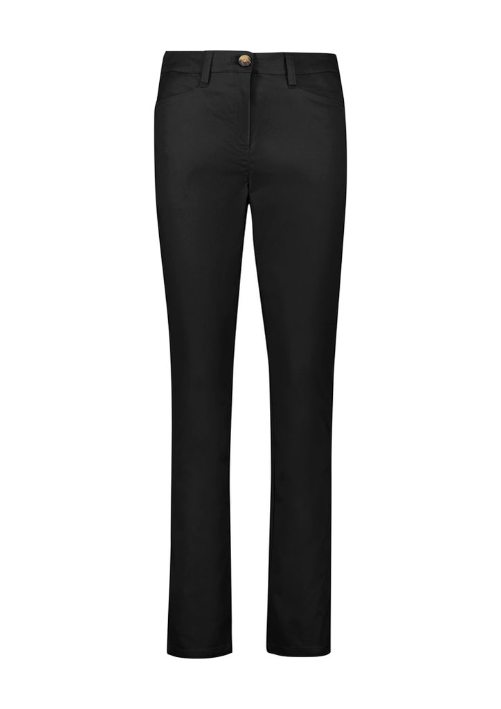 Biz Corporate Womens Slim Leg Stretch Chino Pant (RGP263L