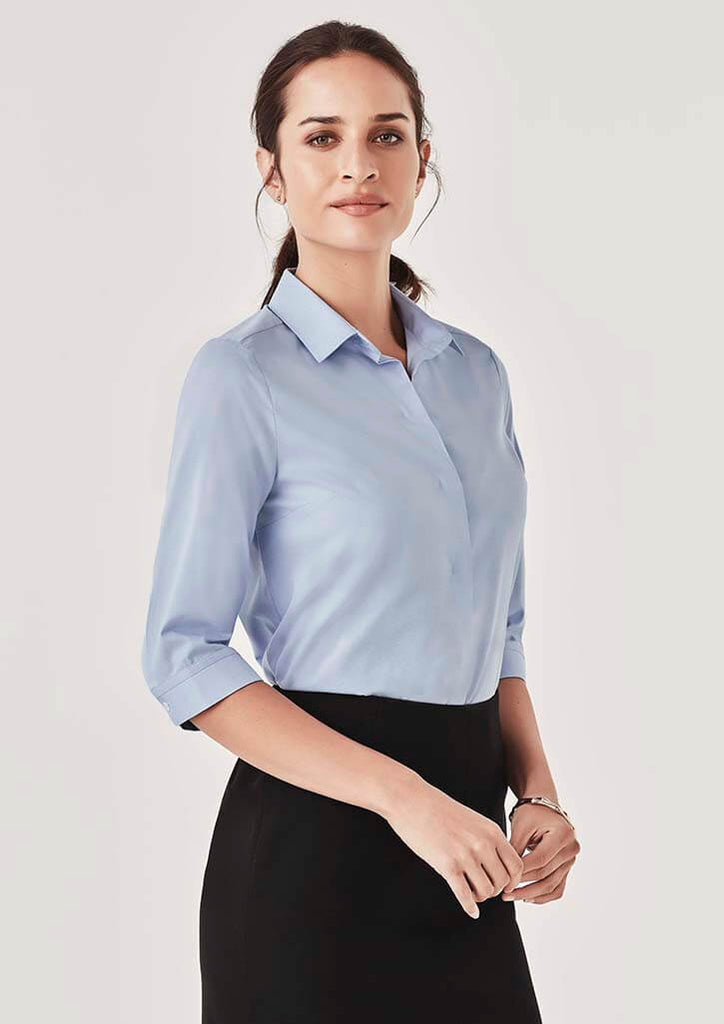 Biz Corporate Womens Charlie 3/4 Shirt (RS968LT)