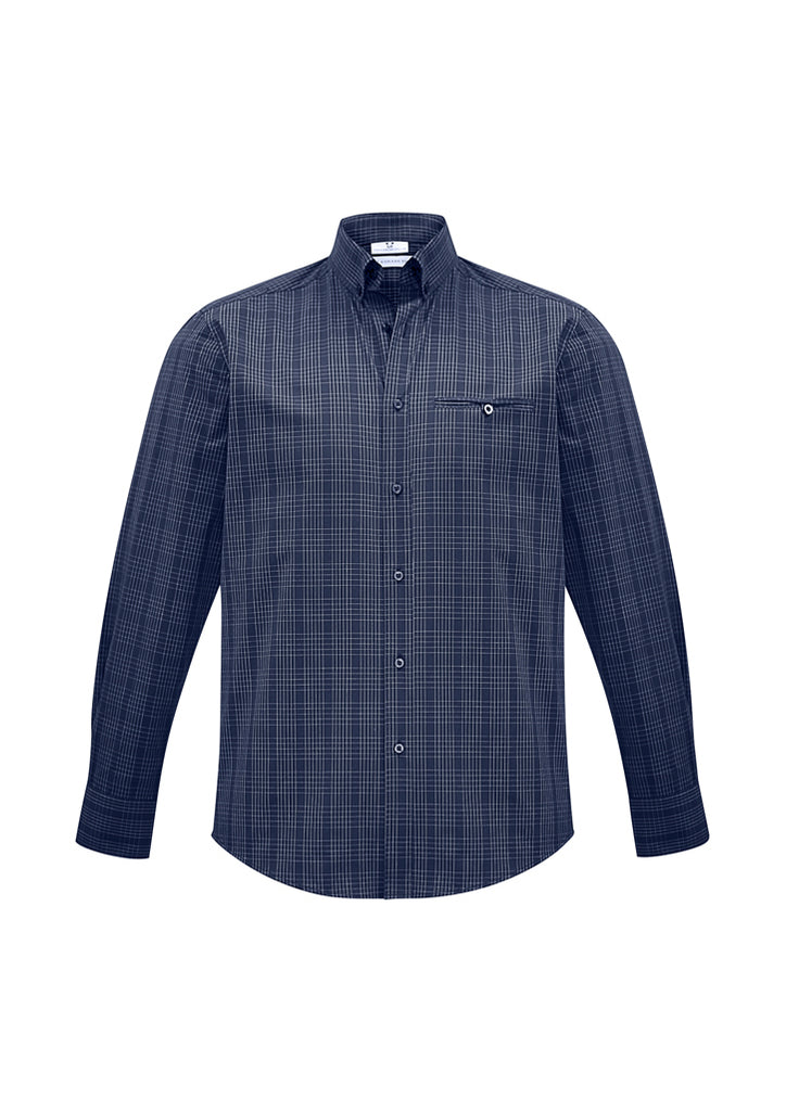 Biz Collection Mens Harper Long Sleeve Shirt-(S820ML)